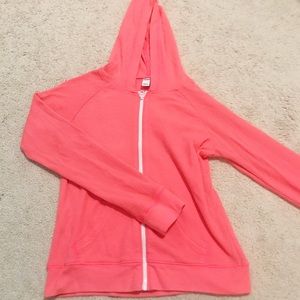 Old Navy Girls Ribbed Full Zip Hoodie